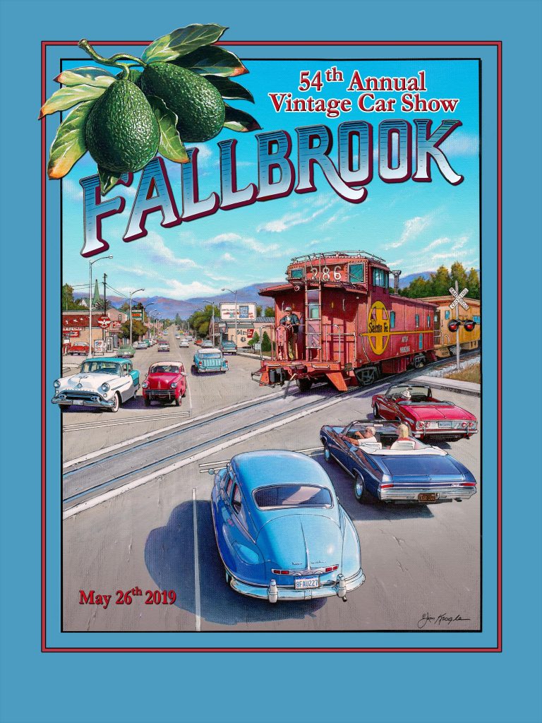 Car Show Posters Fallbrook Vintage Car Club